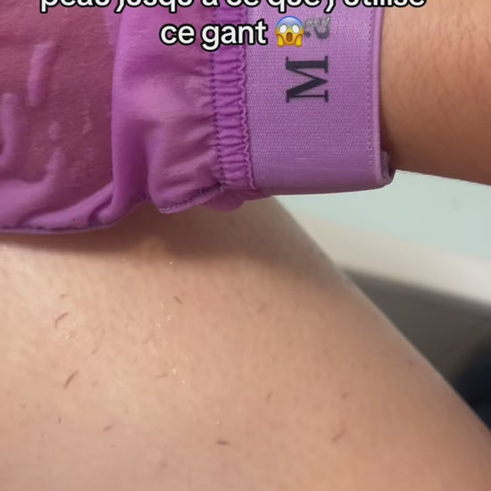 gant exfoliant en soie 